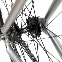 BLB Brick Lane Bikes La Piovra ATK Fixie/Singlespeed Bike - Argent Poli -Cannondale Soldes 0037730 blb la piovra atk fixie single speed bike polished silver