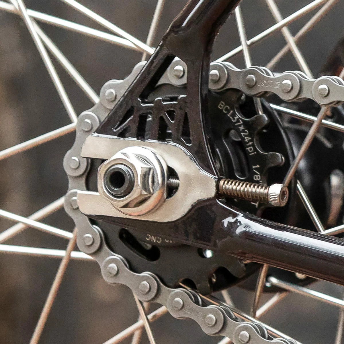 All-city Roue Complète Big Block - Noir/Gris 10 All-city Roue Complète Big Block - Noir/Gris – Image 8