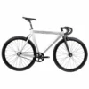 BLB Brick Lane Bikes La Piovra ATK Fixie/Singlespeed Bike - Argent Poli