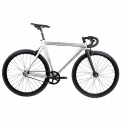 BLB Brick Lane Bikes La Piovra ATK Fixie/Singlespeed Bike - Argent Poli