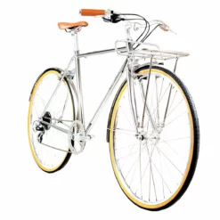 BLB Brick Lane Bikes Coccinelle Town 8 Vitesses - Chrome -Cannondale Soldes chrome 6yakz0ostpOIRn